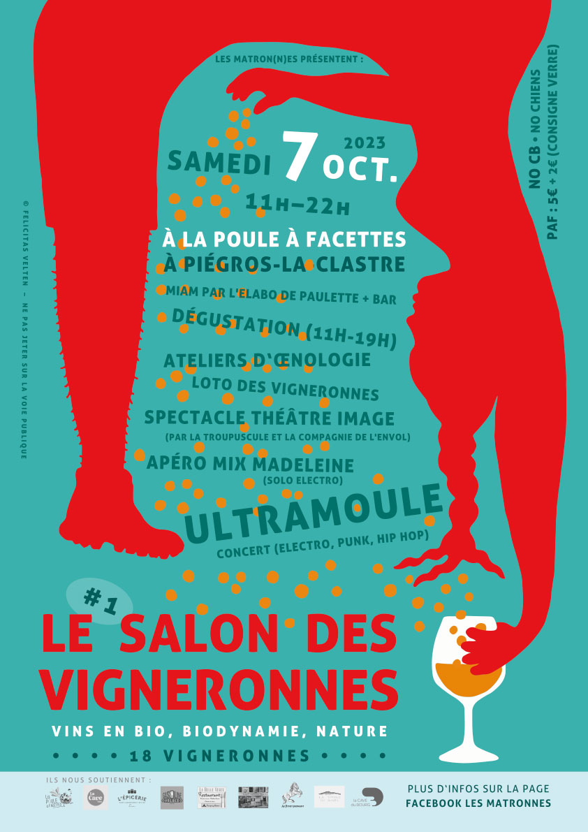 Affiche du salon des vigneronnes