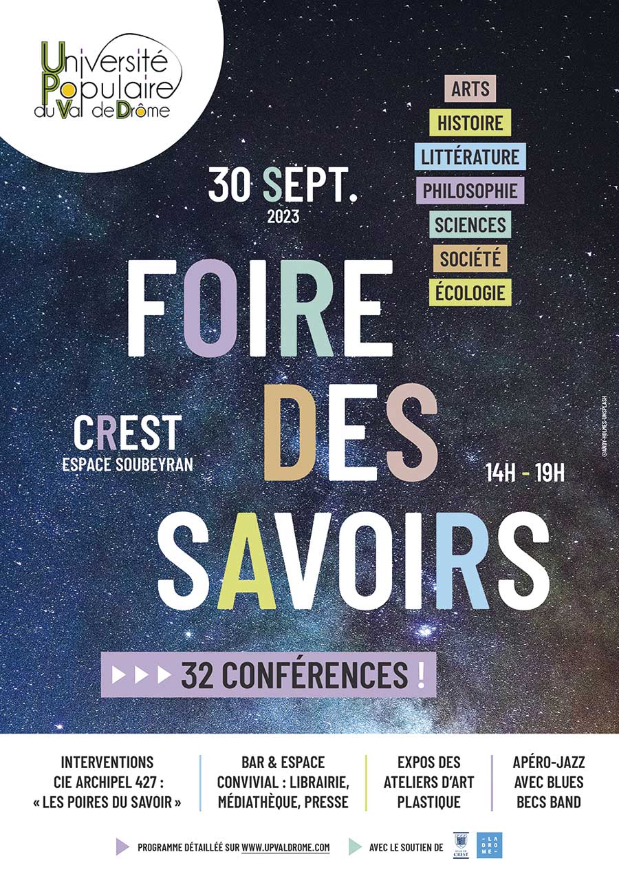 Affiche de la Foire des Savoirs